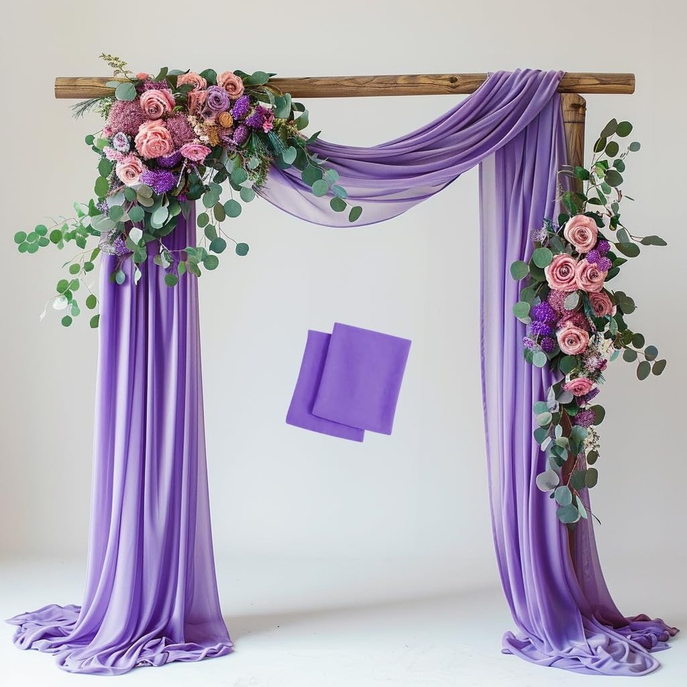 Wedding Arch Draping Fabric 2 Panels 28.7