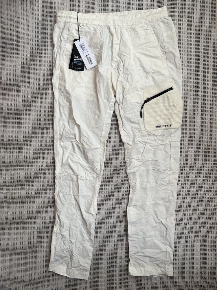 CP Company Metropolis Series Cargo Pants - Mens UK 32 Waist - Gauze White
