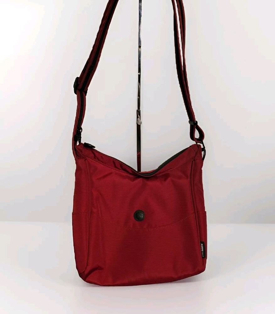 Pacsafe Citysafe 100 Red Exomesh Anti-Theft RFID Blocking Crossbody Bag