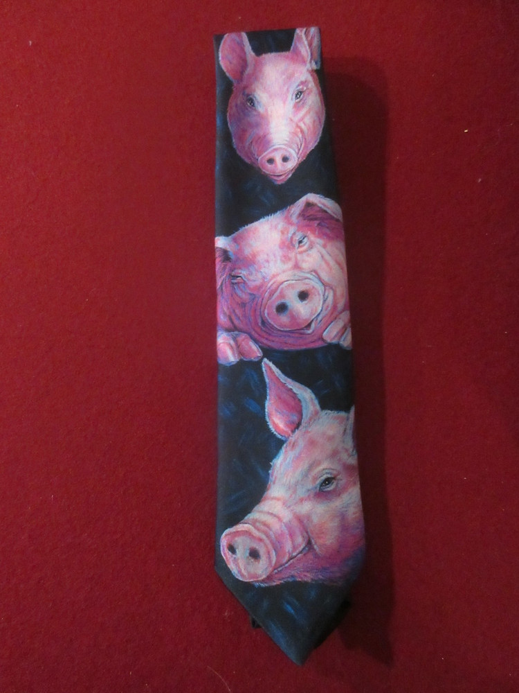 Ralph Marlin Tie - Pigs