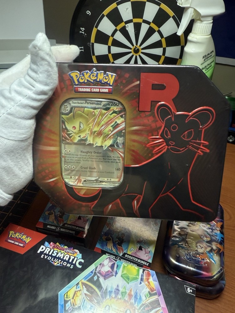 Pokémon Team Rocket Tin - Persian EX Sealed