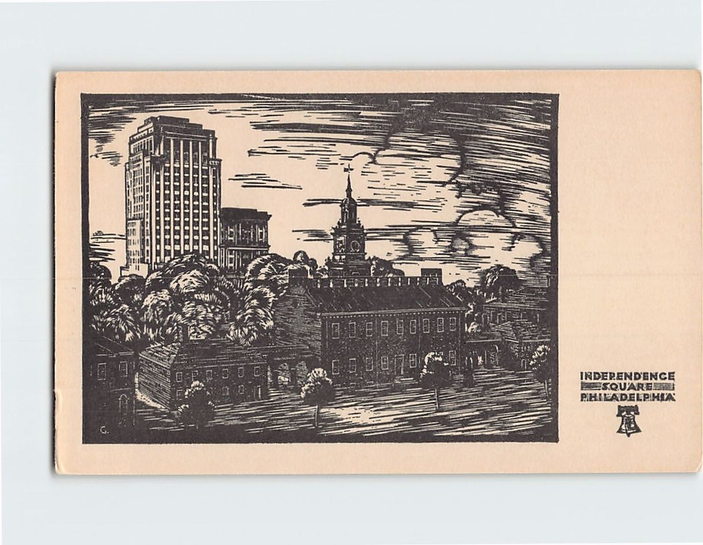 Postcard Independence Square Philadelphia Pennsylvania USA