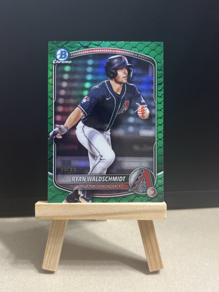 Bowman 2024 Draft Ryan Waldschmidt Green Reptilian #BDC-41 99/99