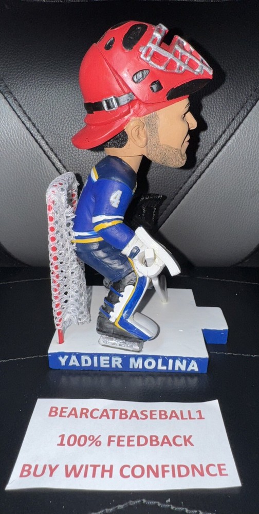 ST. LOUIS CARDINALS YADIER MOLINA BLUES NIGHT BOBBLEHEAD THEME NIGHT 2022 RARE!