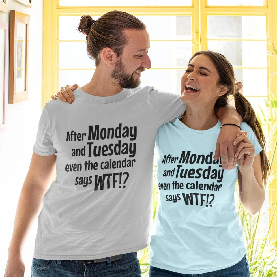 Classic Fit Humorous Tee for Men & Women | Funny Graphic Text Print T-shirt