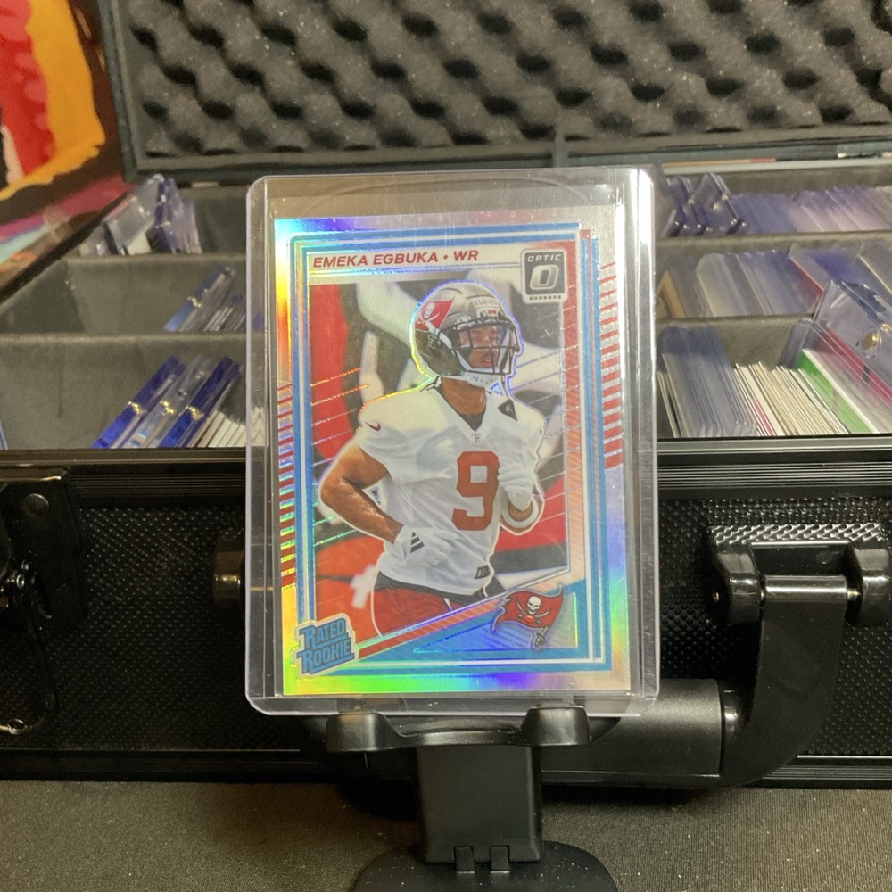 2025 Panini Donruss Optic Emeka Egbuka Rated Rookie Prizm #265 Buccaneers NFL