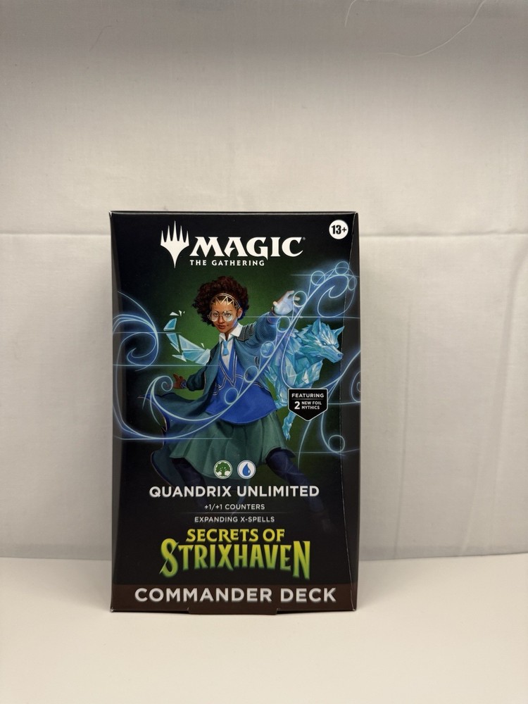 Quandrix Unlimited Commander Deck Secrets of Strixhaven Sealed New English MTG