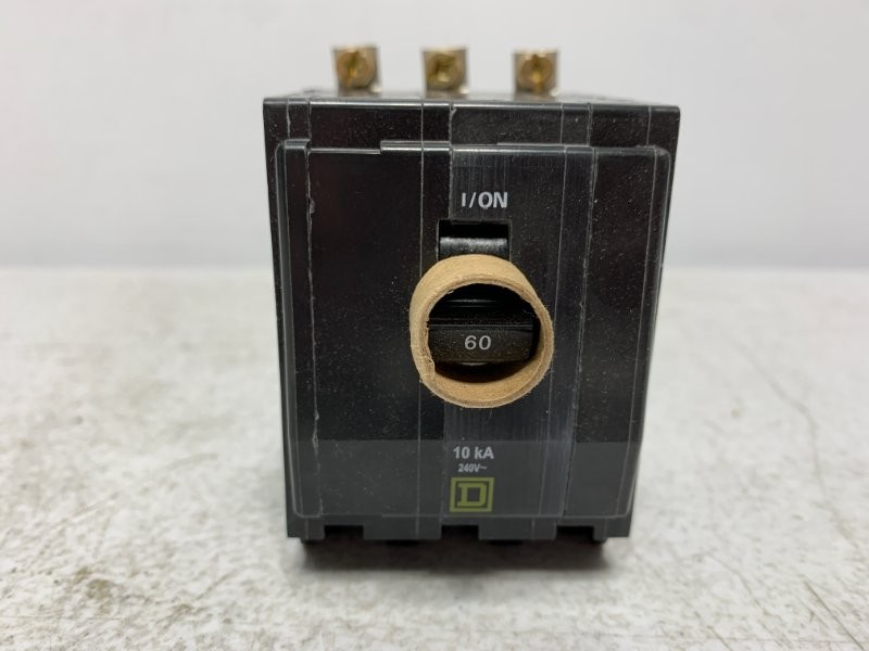 Square D QO360 Circuit Breaker 60A 120/240VAC 3-Pole