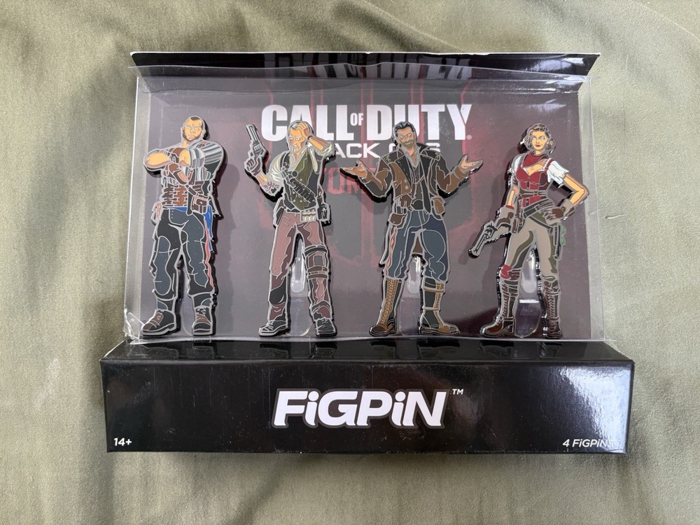 FiGPiN Call of Duty Black Ops Zombies Activision 2018 Collectible Pin Set of 4