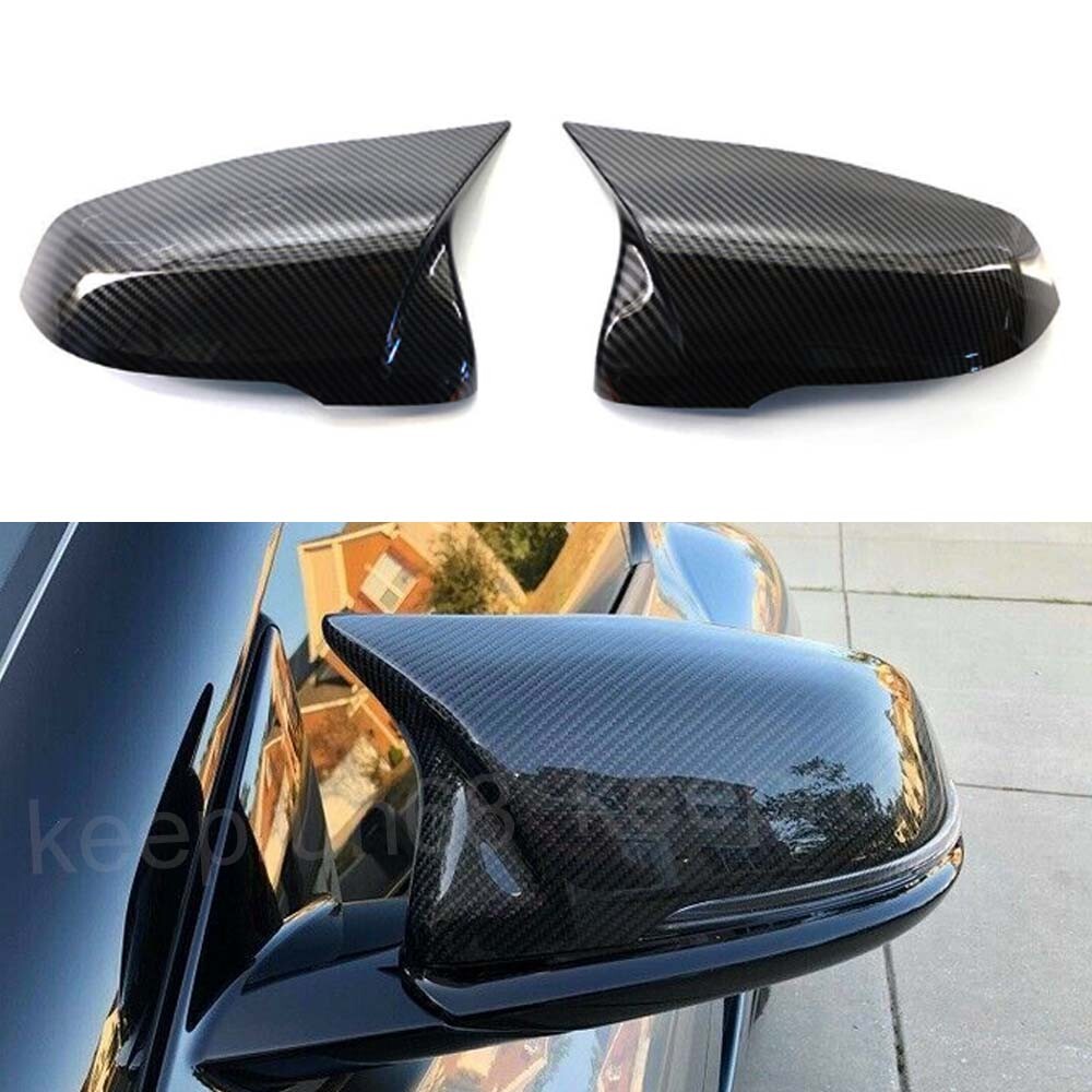 Carbon Fiber Side Mirror Cover Caps 51167386567 For BMW X1 F48 F49 X2 F39 Z4 G39