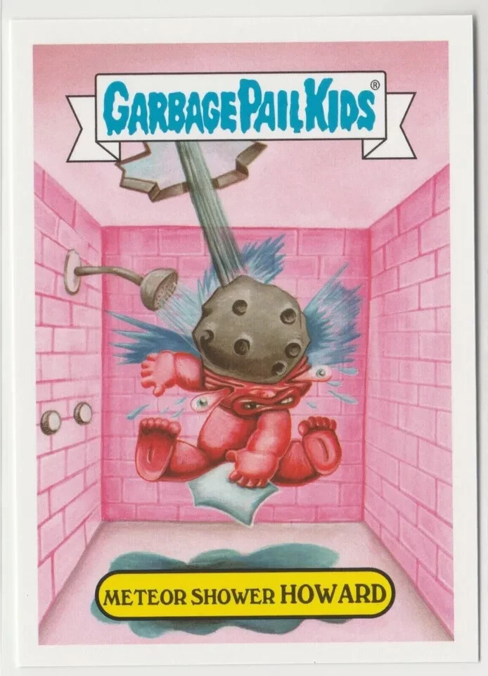 Meteor Shower Howard #15a Garbage Pail Kids GPK 2017 Adam-geddon Card  