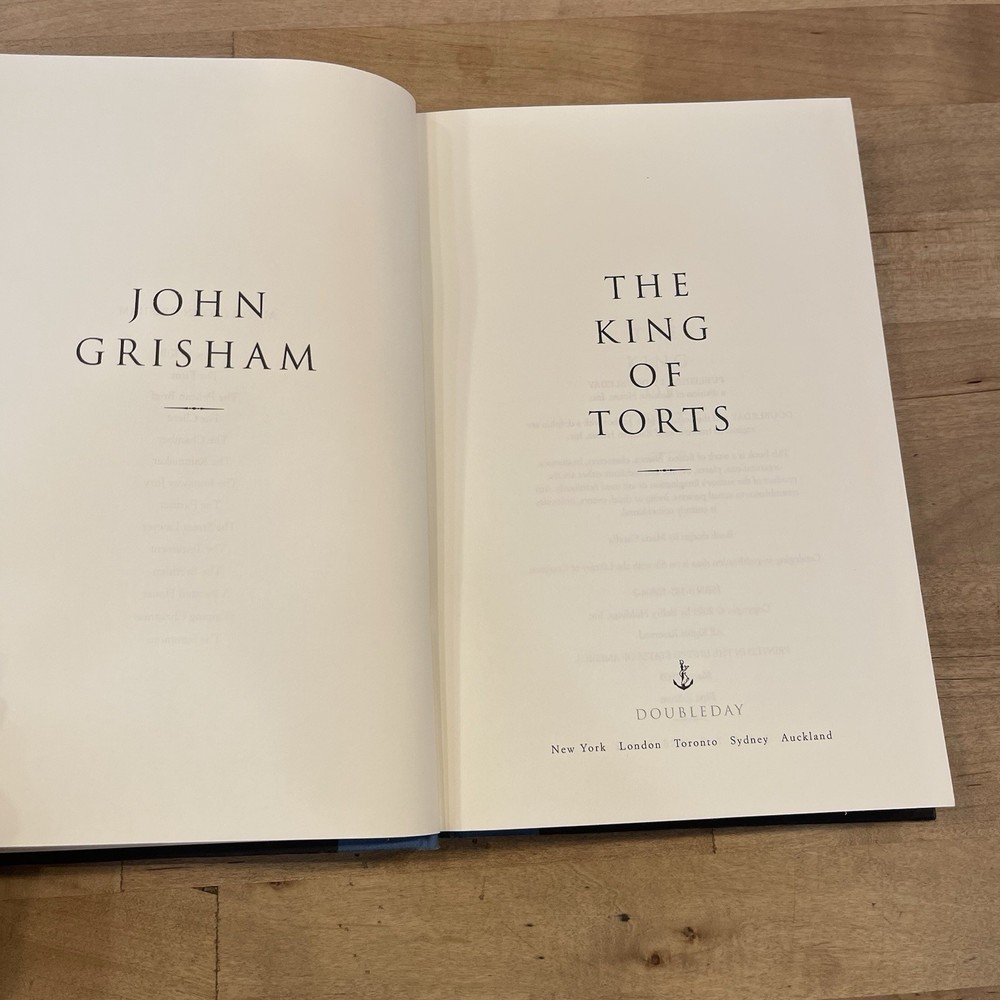 King of Torts by John Grisham 1st Edition(2003, Mass Market)