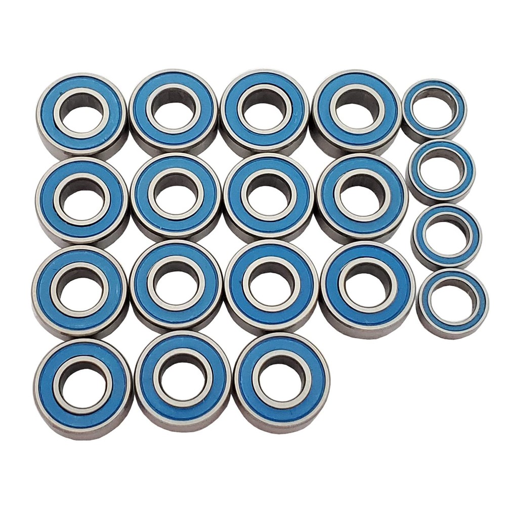 19Pcs RC Rubber Sealed Ball Bearings Kit for Slash 2WD Stampede Rustler 2WD 1...