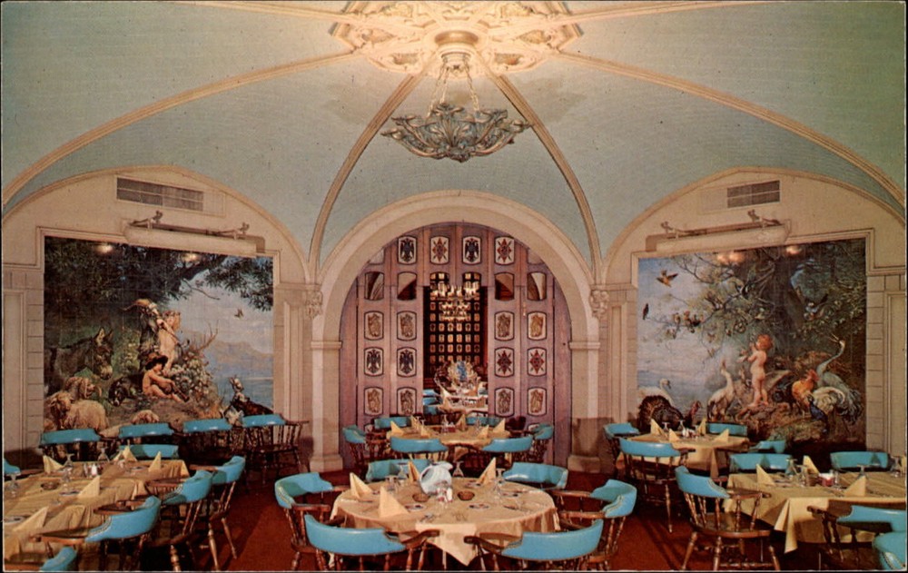 Bevo Mill St Louis Missouri interior mill room ~ unused 1960s vintage postcard