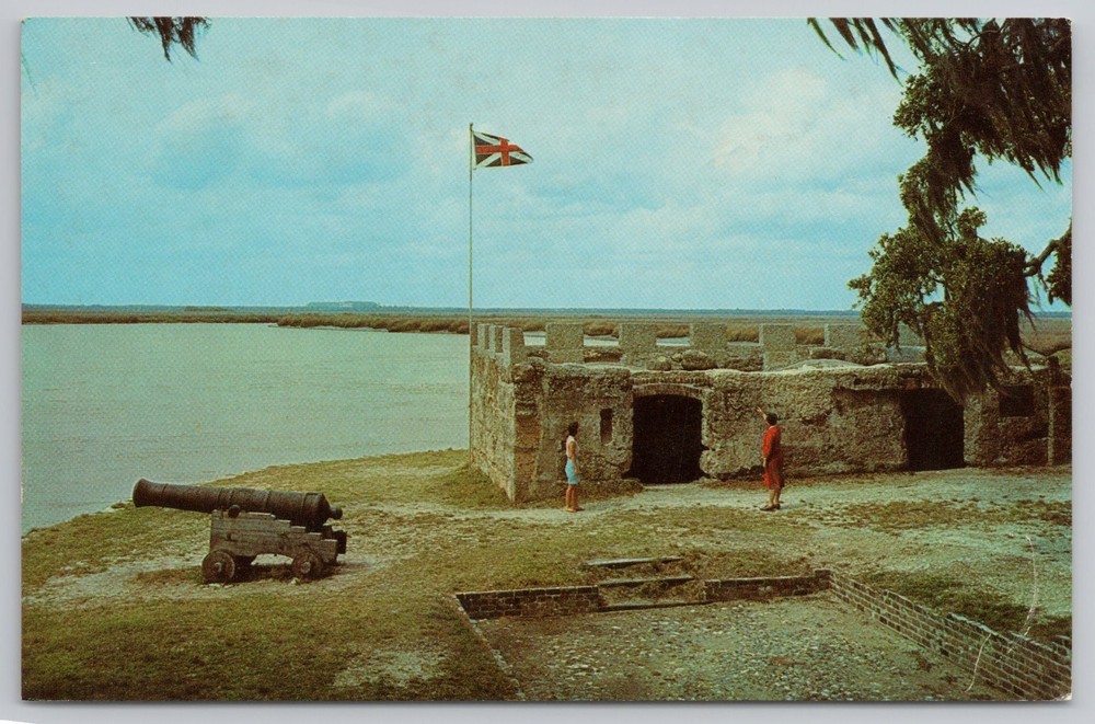 Fort Frederica St. Simons Island Georgia Postcard