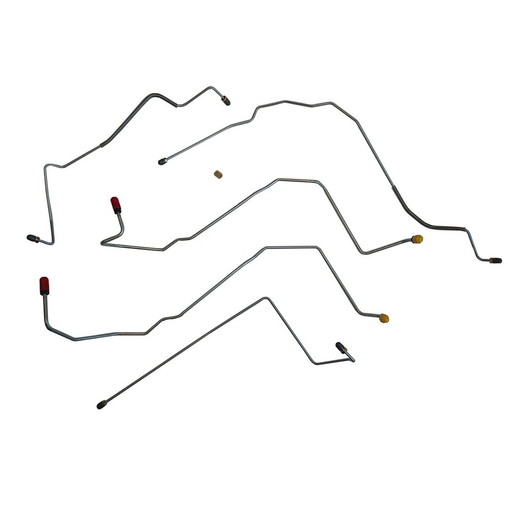 Brake Line Kit Front Preformed With ABS 2000-03 Buick LeSabre OE Steel 4pc