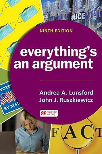 Everything's an - Paperback, by Lunsford Andrea; Ruszkiewicz - Very Good d