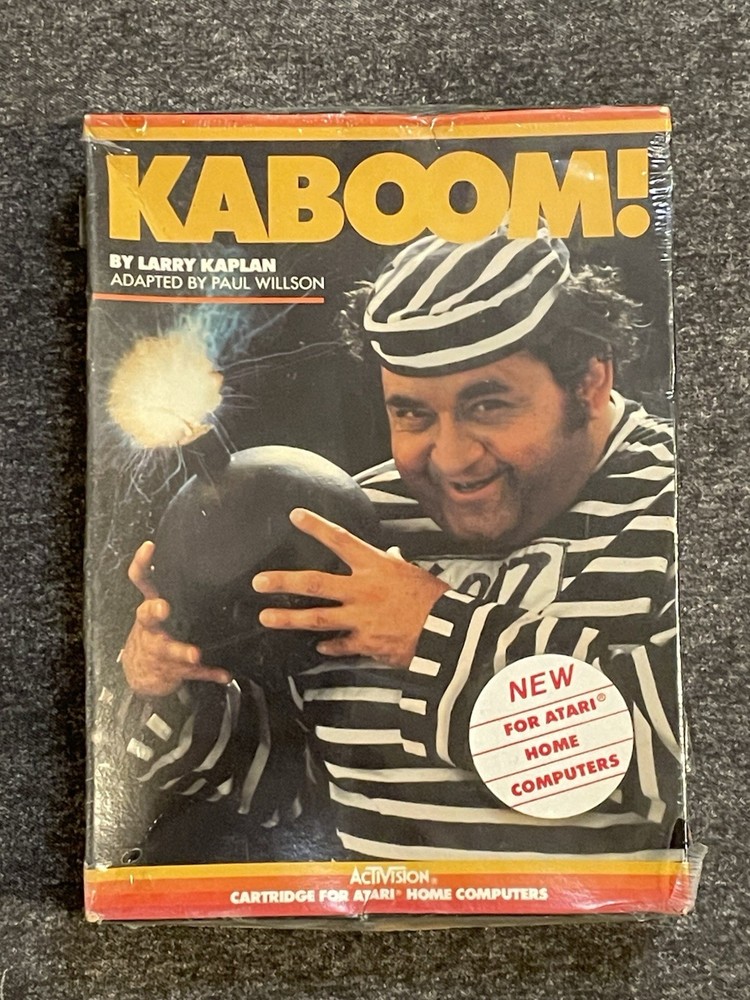 Kaboom! ATARI 400/800/XL XE Activision 1983 8-Bit Computer Game New Sealed