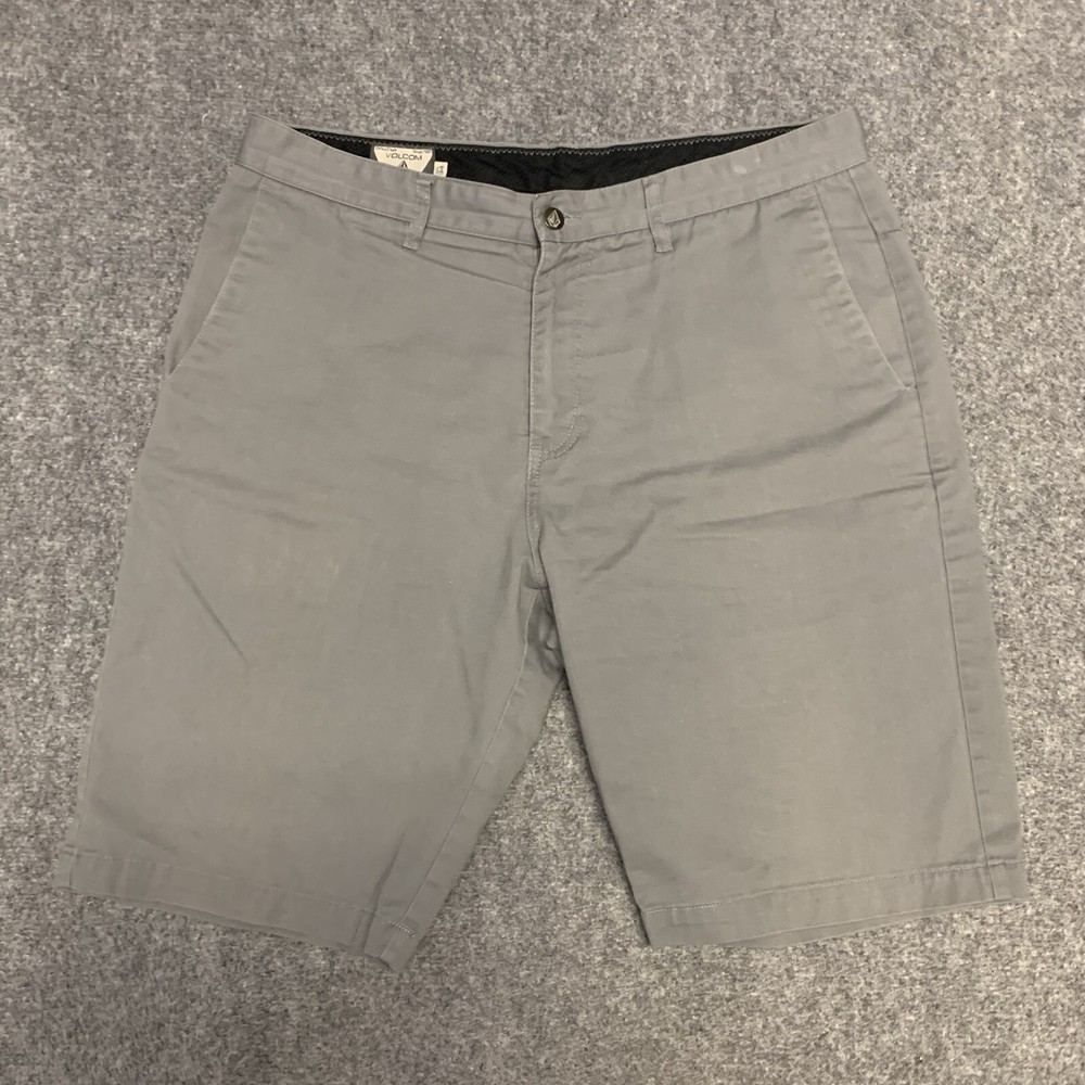 Volcom Shorts Mens 34 Chino Cotton Skateboard Surf