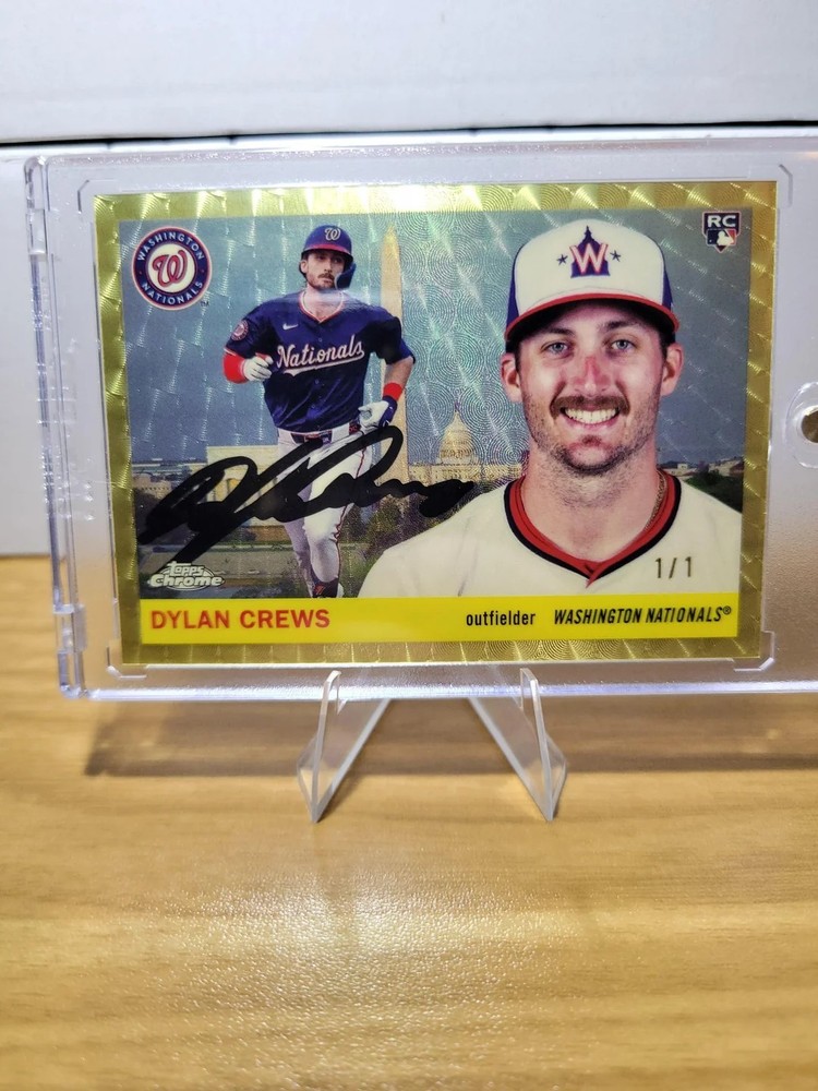 2025 Topps Chrome Platinum Dylan Crews City Variation 1/1 Superfractor! 55CV-80