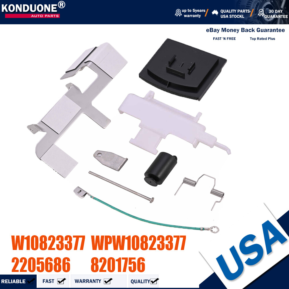 W10823377 WPW10823377 Refrigerator Ice Door Chute Flapper Kit 2205686 8201756