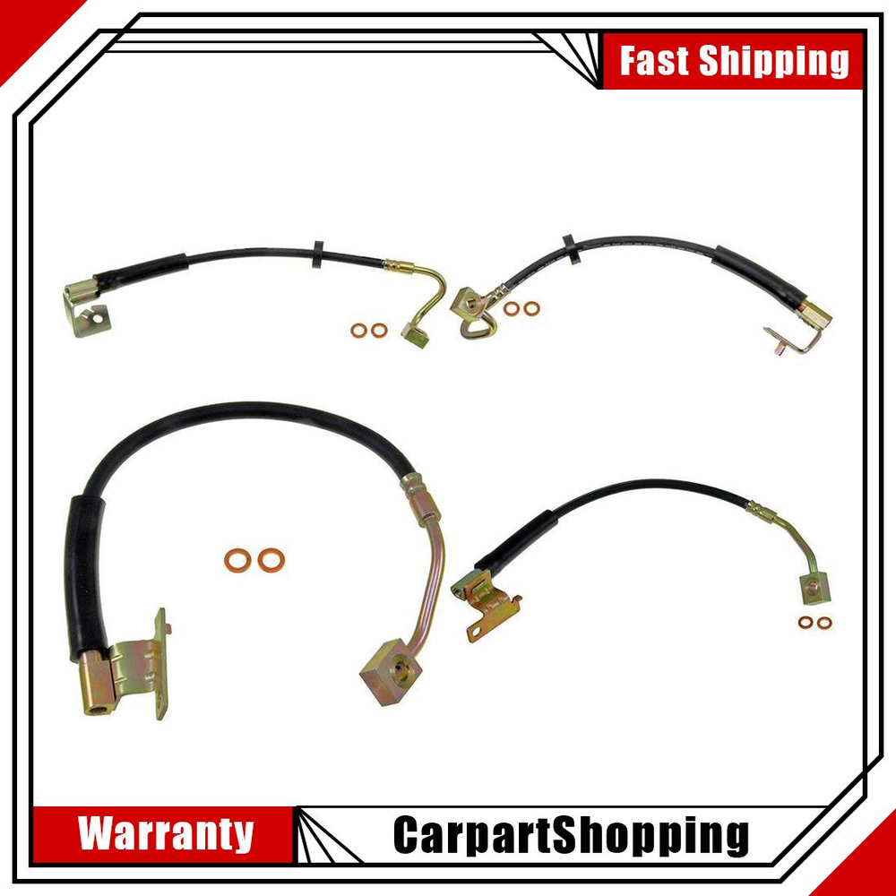 Dorman Front Rear Brake Hydraulic Hose Line For Ford Crown Victoria 2003-2011