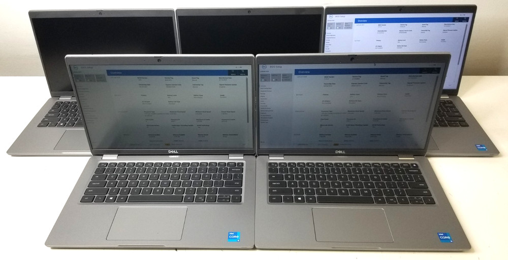 Lot of 5 Dell Latitude 5420 Intel i5-1145G7 16GB BIOS LOCK No OS/SSD/2 No Batt