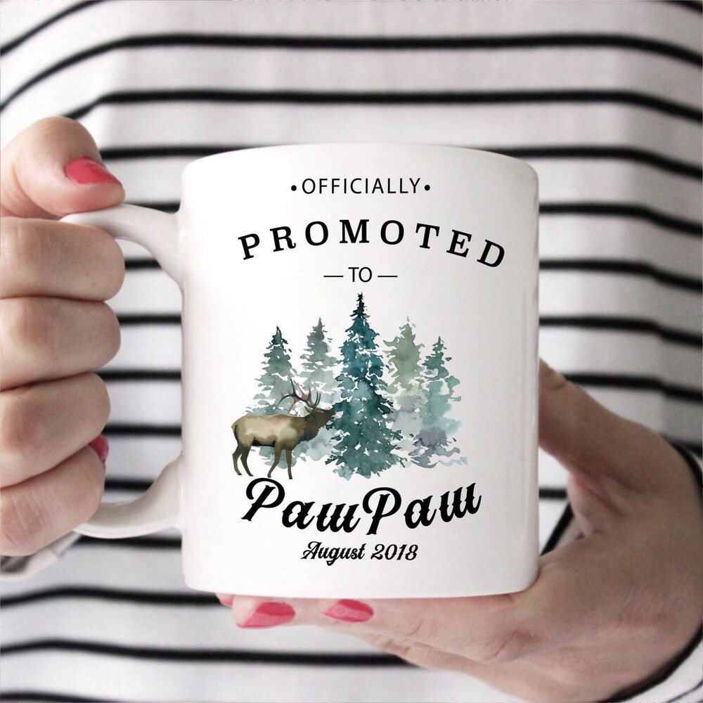 Promoted To Pawpaw Birthday Pawpaw Pawpaw Mug Pawpaw Gift Papaw Mug Gift For Dad