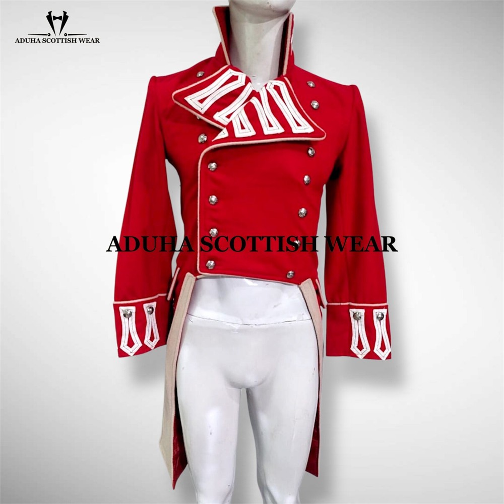 New Red British Army infantry Uniform English Regiment Parade Jacket Quick Ship