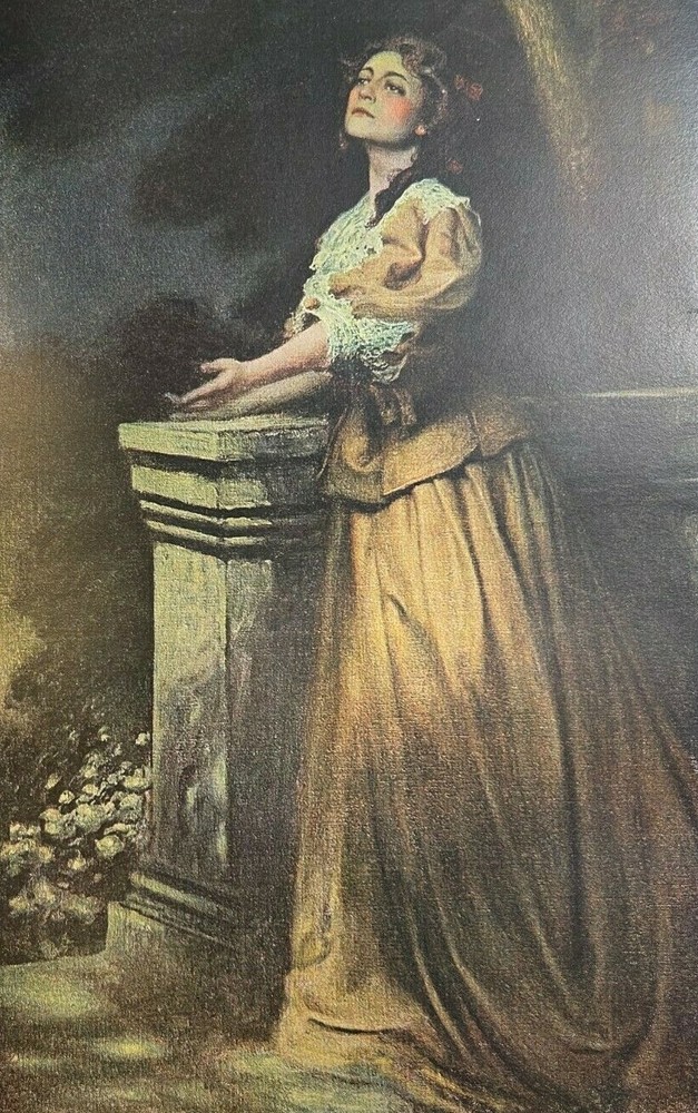 1907 Vintage Magazine Illustration Actress Eleanor Robeson