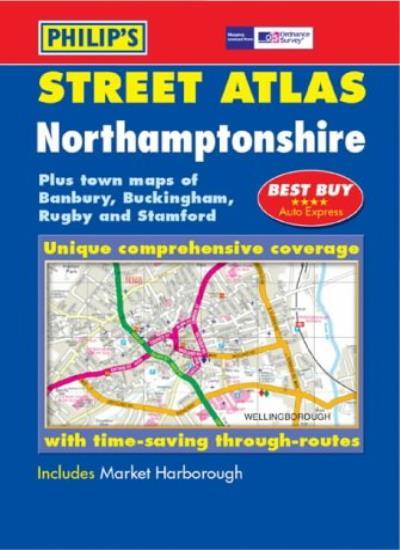 Street Atlas Northamptonshire By Great Britain
