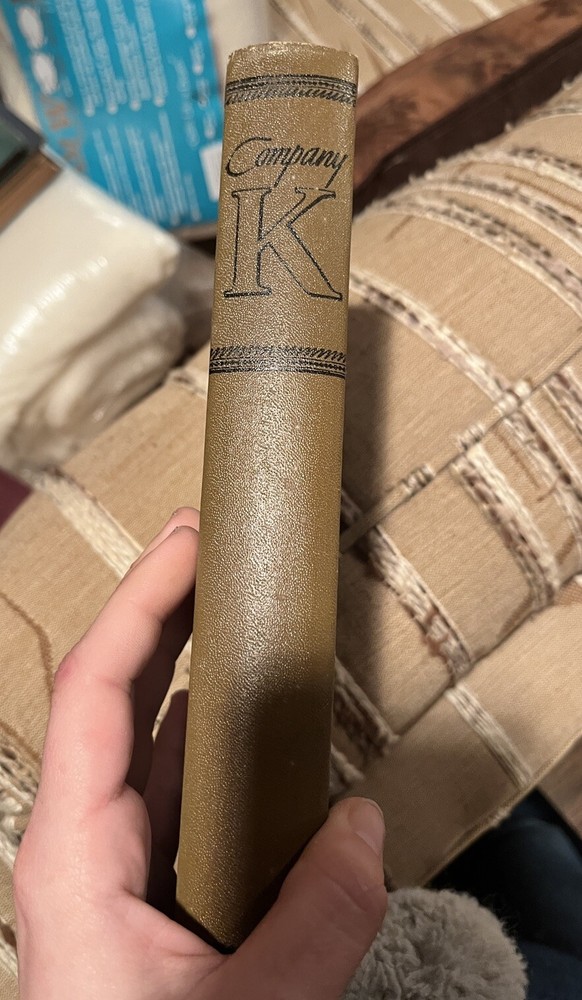 A Handbook of Company K Seventh Regiment by Sgt Richard Holbrook (hc 1940)