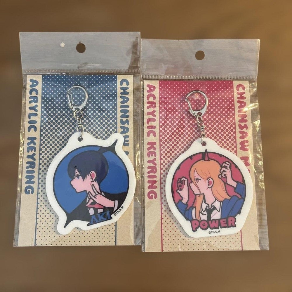 Chainsaw Man Acrylic Keychain Set Aki Hayakawa Power Loft Event Exclusive