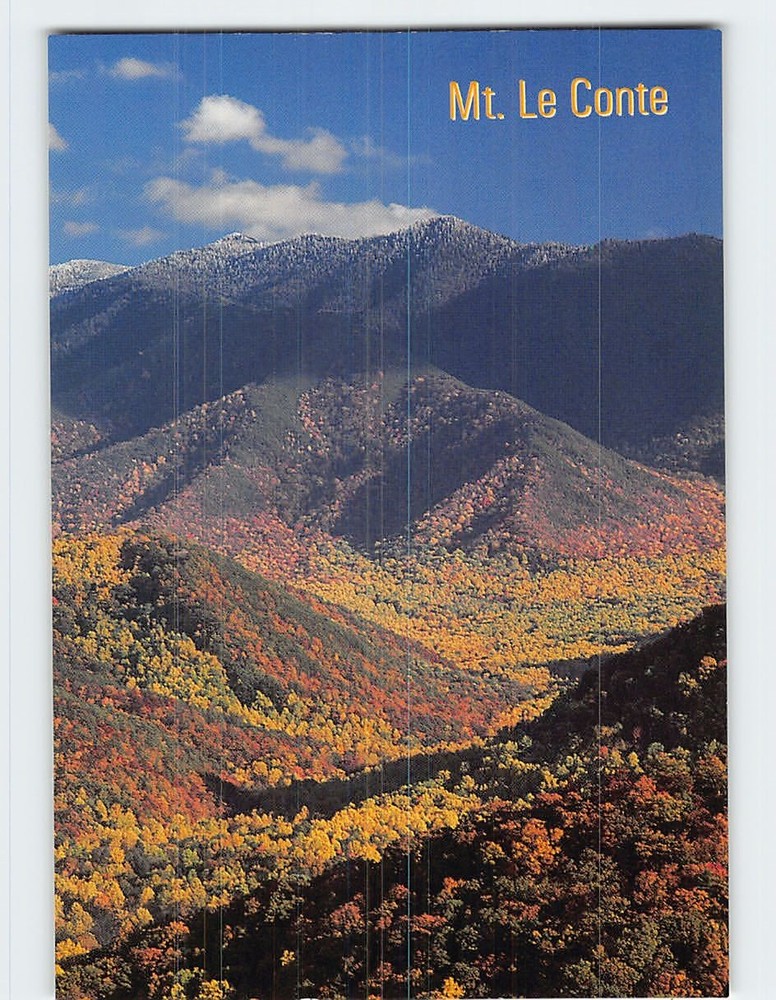 Postcard Mount Le Conte Great Smoky Mountains National Park Tennessee USA