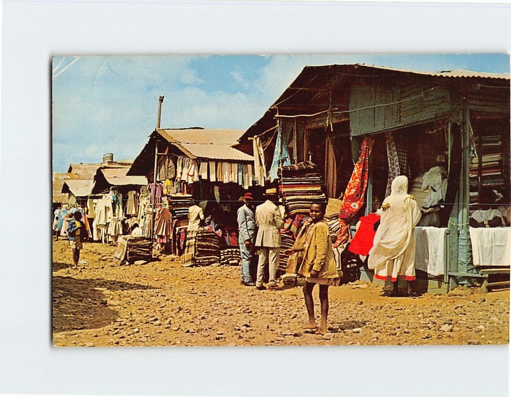 Postcard Clothing Market in Addis Ababa Ethiopia