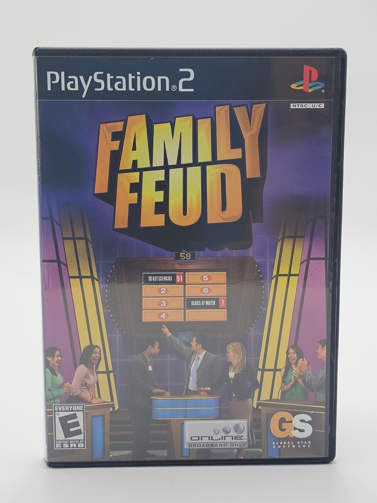 Sony Playstation 2 PS2 Family Feud CIB Cleaned & Tested