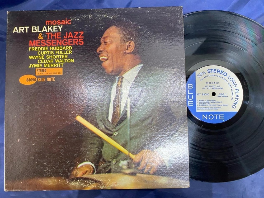 Art Blakey Mosaic Blue Note Liberty Bst 84090 Stereo Us Vinyl Lp