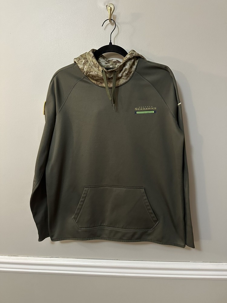 Seattle Seahawks Nike Dri Fit Salute To Service Hoodie