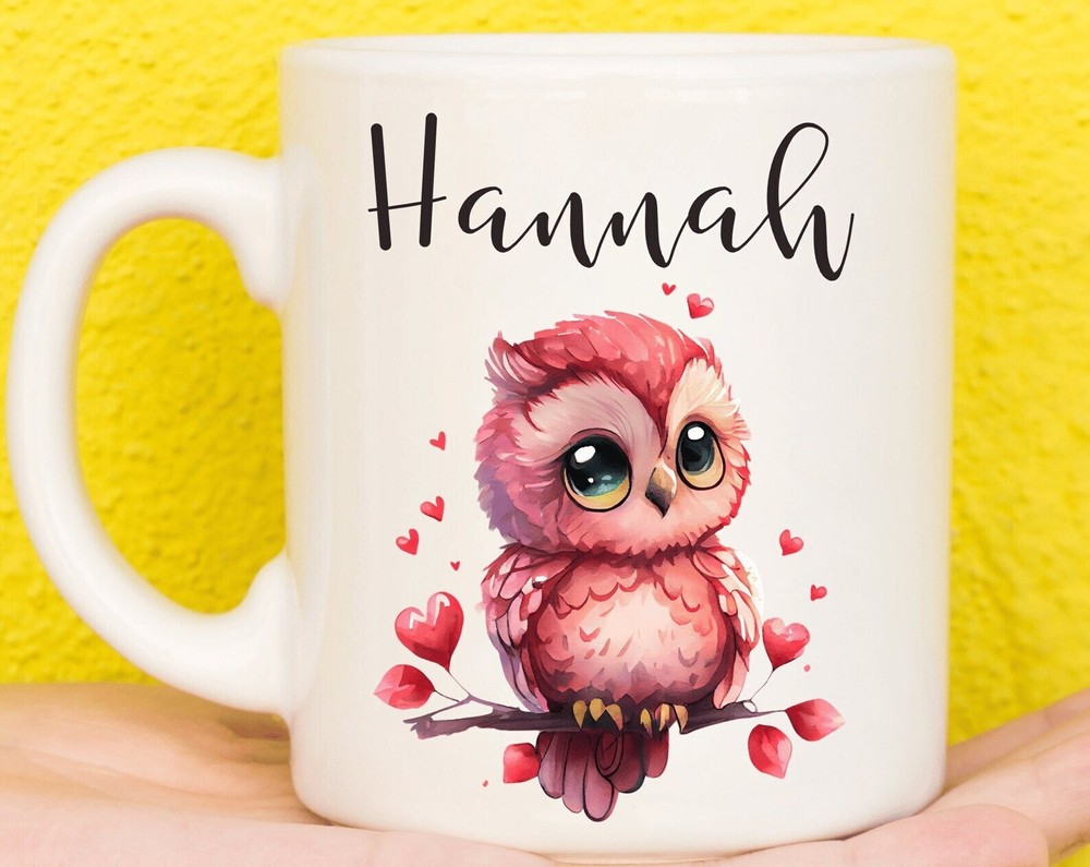 Personalized Owl Mug Custom Gift for Owl Lovers