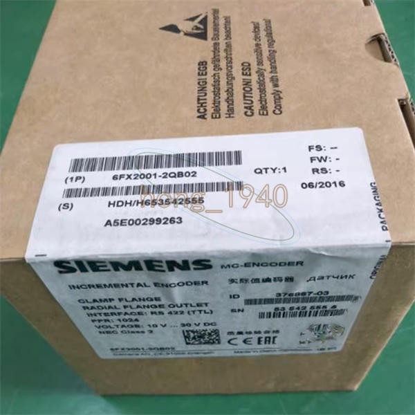 One New Siemens Encoder 6Fx2001-2Qb02
