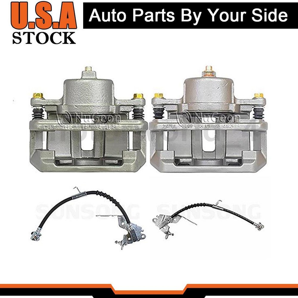 Front Brake Hose Line wtih Calipers Fits Lincoln Continental 4.6L_