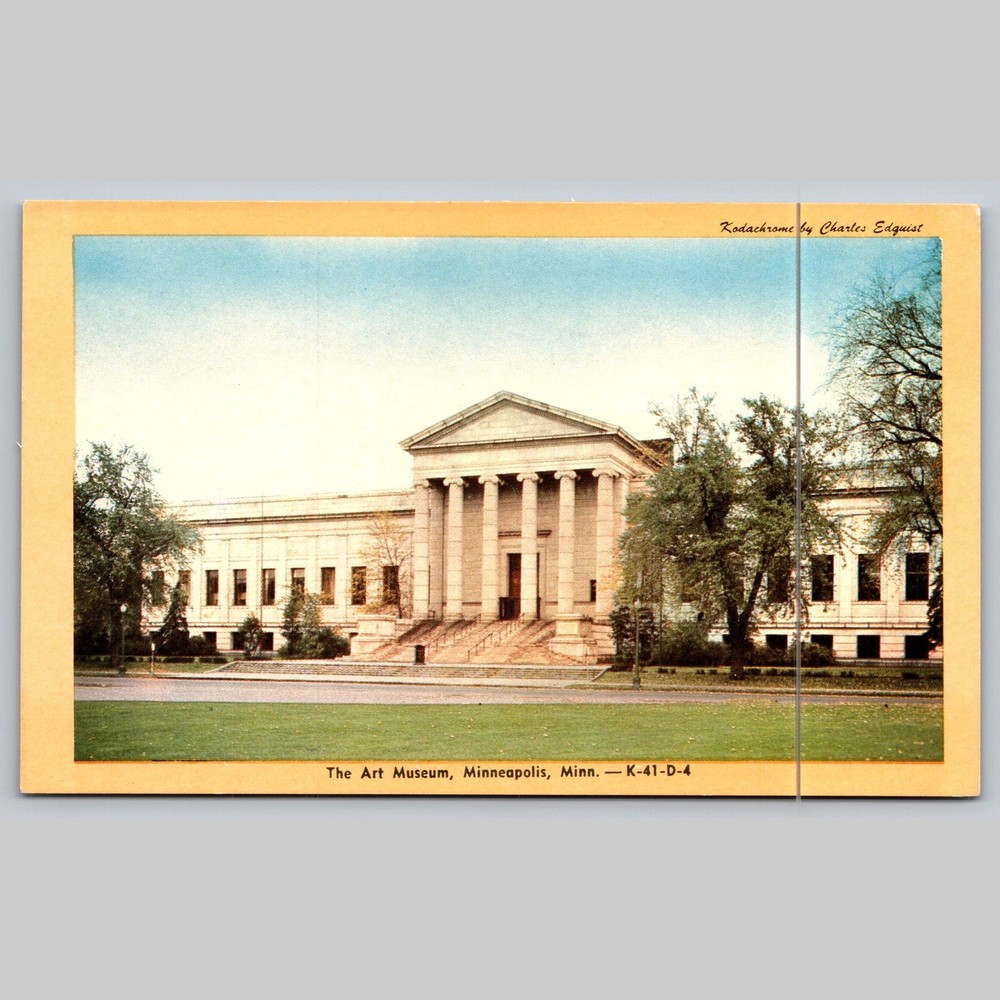 Postcard The Art Museum Minneapolis Minnesota Architecture