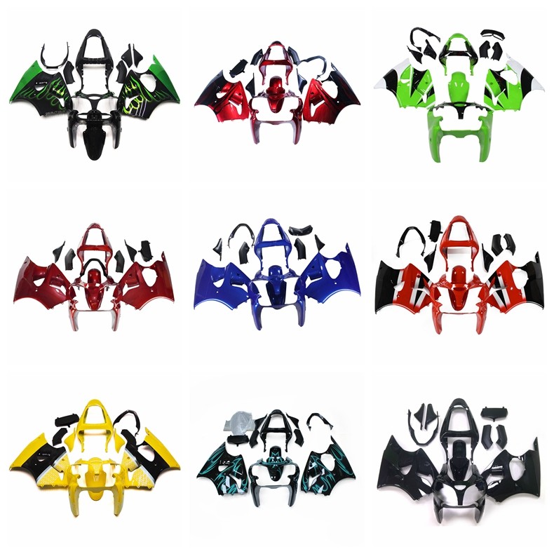 ABS Bodywork Kit For Kawasaki Ninja ZX6R ZX-6R 2000 2001 2002 Plastics Fairings