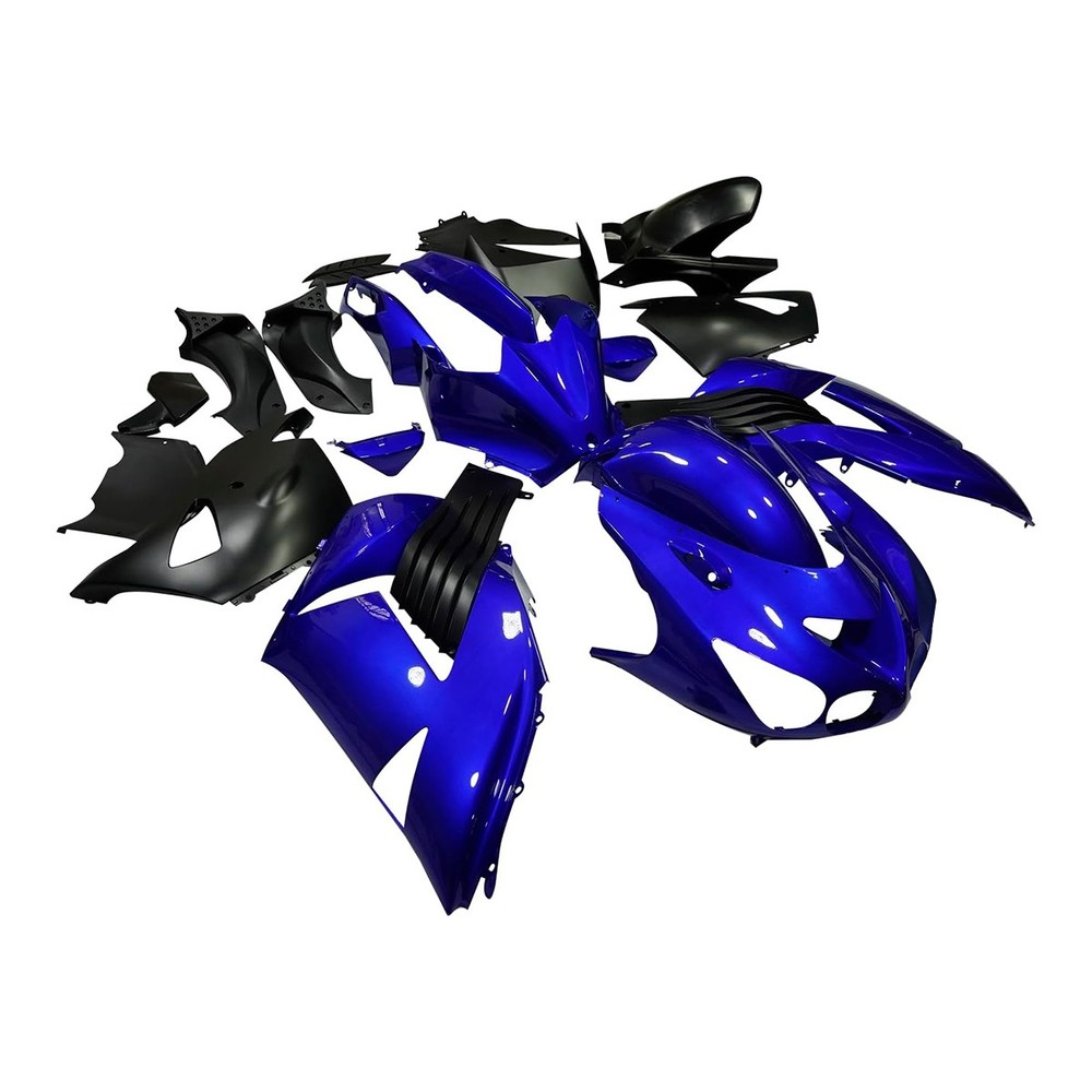 Blue ABS Bodywork Fairings Frame For Kawasaki ZX-14R ZZ-R1400 2006-2011 07 08 09