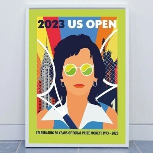 US Open 2023 Official Theme Art Poster