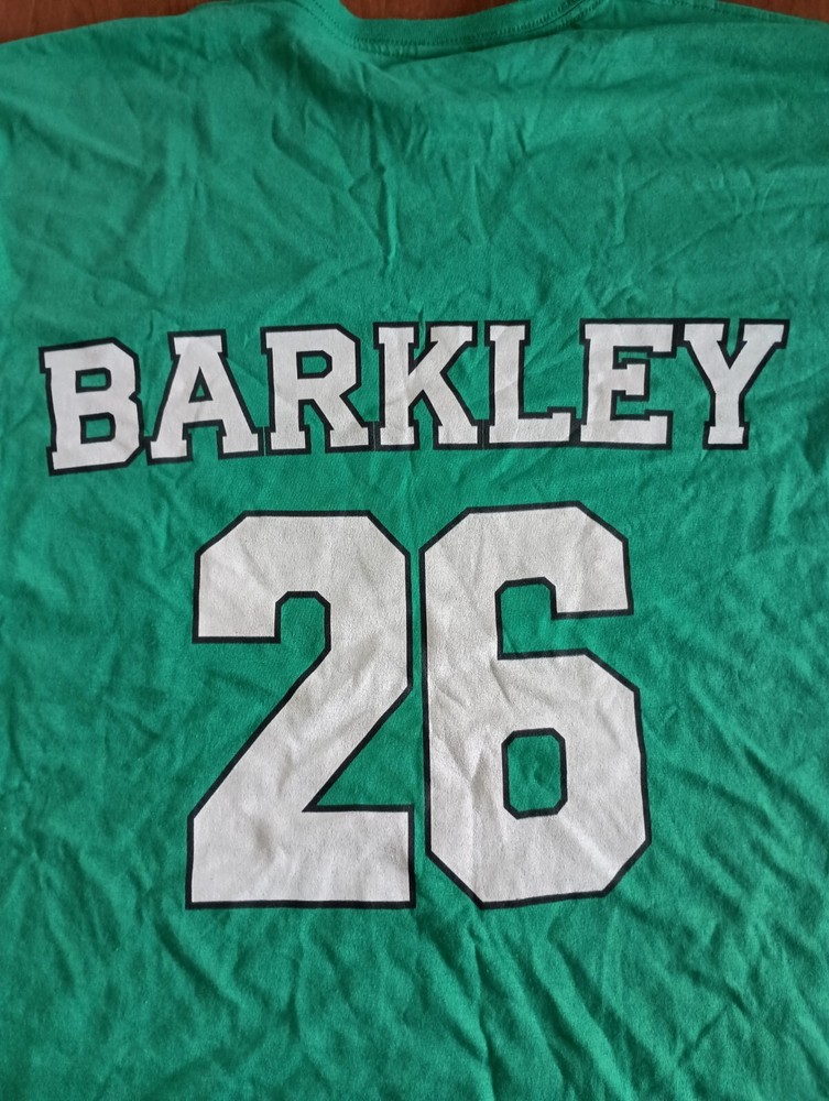 Saquon Barkley 26 Philadelphia Eagles Men's Green T Shirt Size Large