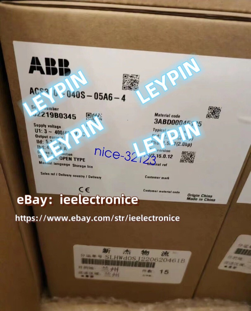 1pc ABB ACS380-040S-05A6-4 frequency converter 2.2 KW via &FedEx Brand New*ie