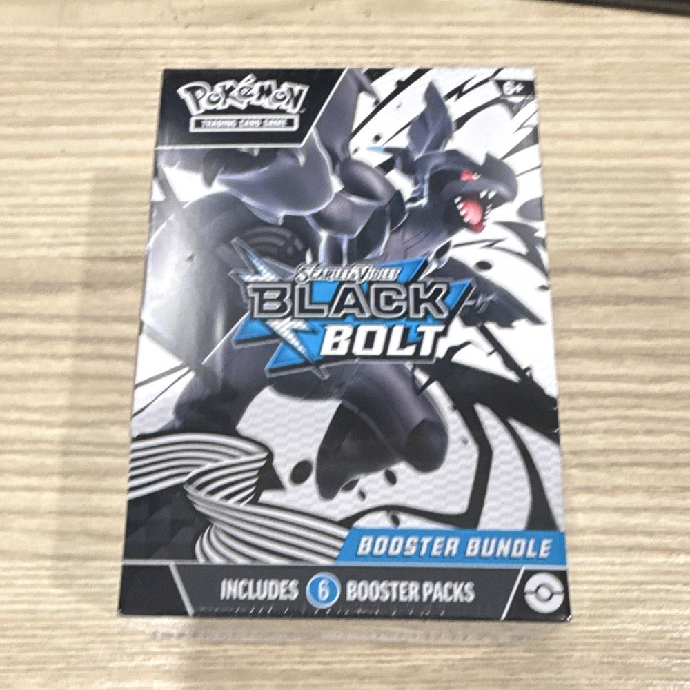 Pokémon TCG Scarlet & Violet—Black Bolt Booster Bundle Box 6 Packs English