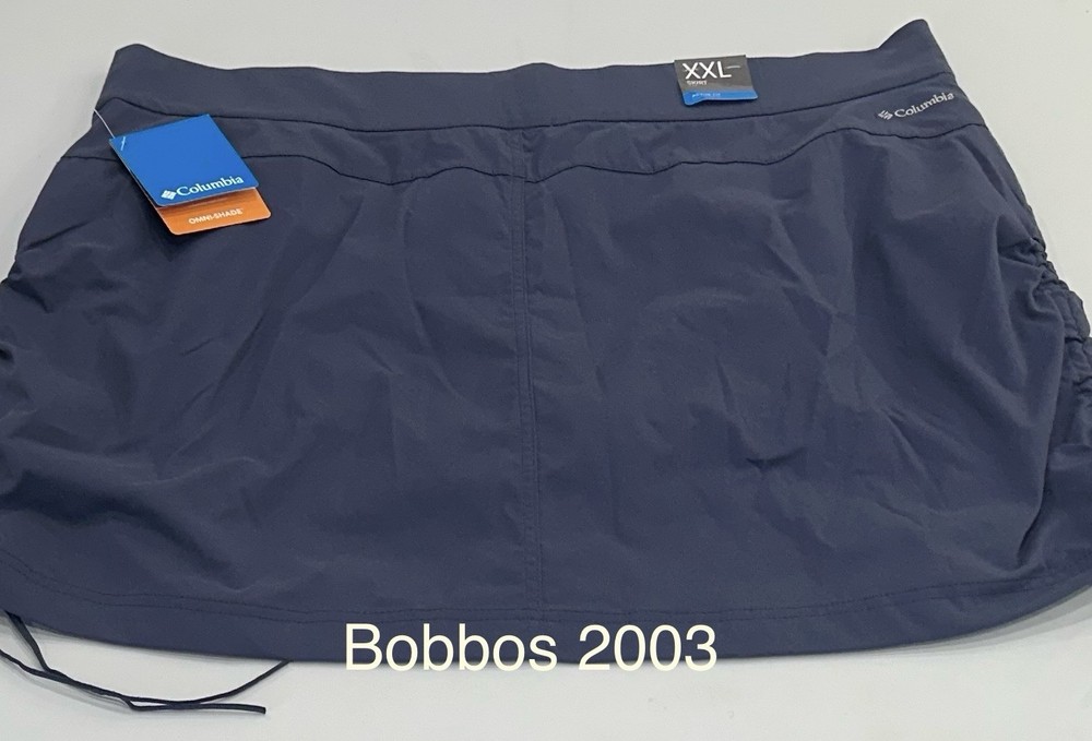 Columbia Women's Omni-Shade Active Fit Jupe-Short Skort, Nocturnal, Size XXL