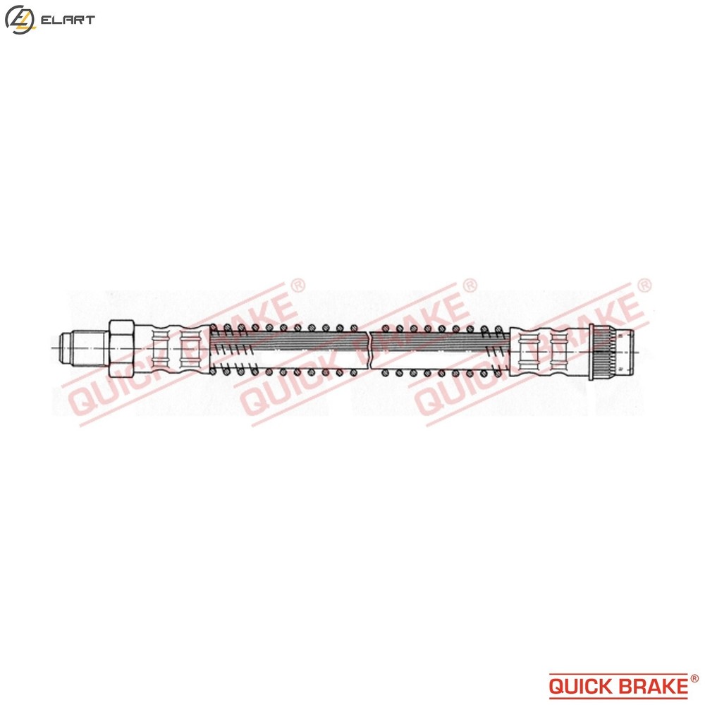 BRAKE HOSE 32.506 FOR PEUGEOT 106/II/Van/Hatchback 806 FIAT LANCIA 1.4L 4cyl